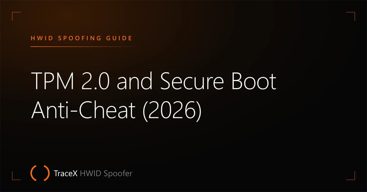 TPM 2.0 and Secure Boot Anti-Cheat (2026) — TraceX HWID Spoofer